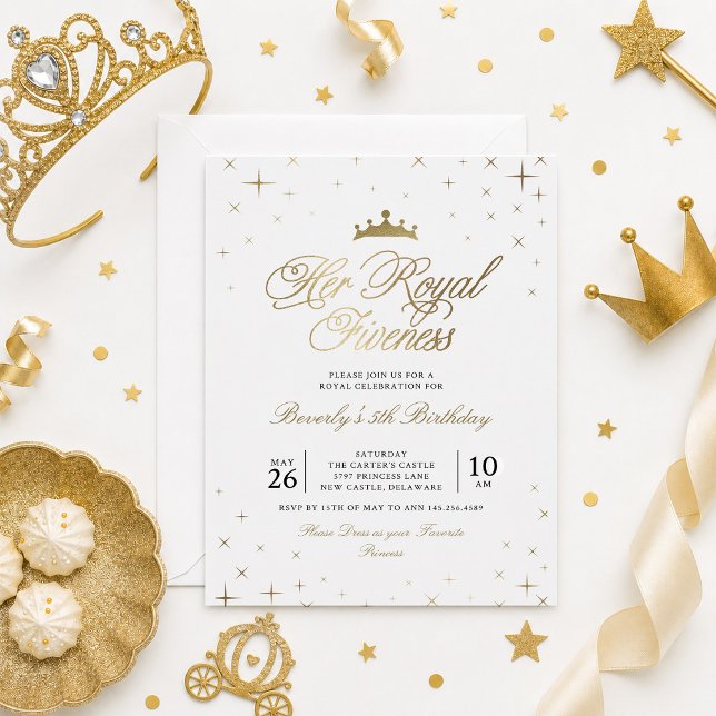 Her Royal Fiveness Invitation (Creator Uploaded)