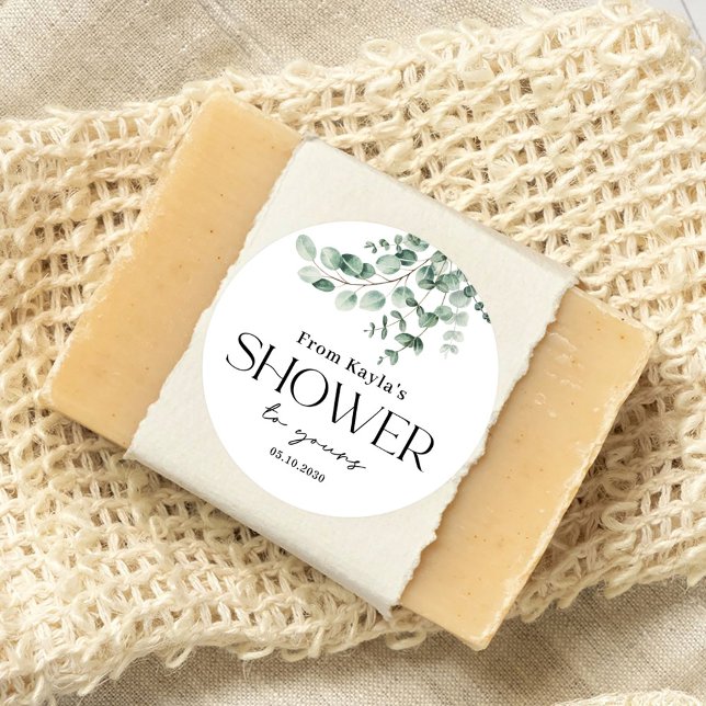 Her Shower Bridal Baby Shower Soap Favour Sticker (Creator Uploaded)