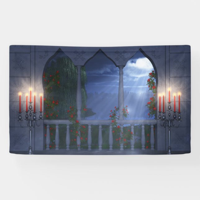 Her Silver Mantle Banner (Horizontal)