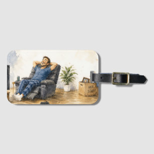 Her Stuff Is Gone - Happy Divorce Luggage Tag