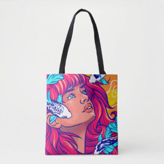 "Her Waves" Tote Bag