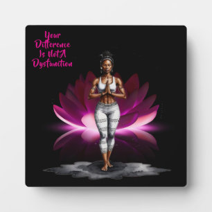 Her Wisdom Difference Tabletop Plaque with Easel