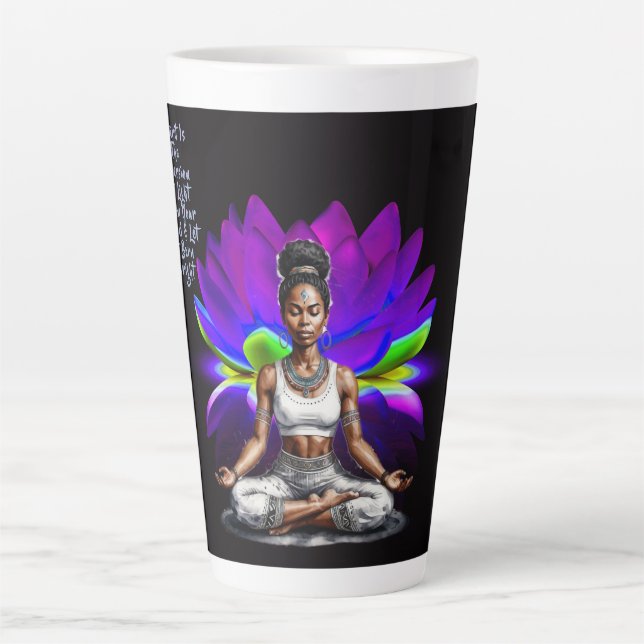 Her Wisdom Emersion  Latte Mug (Front)