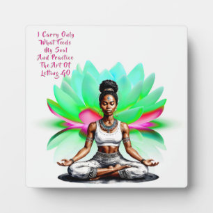 Her Wisdom Feed Soul Tabletop Plaque with Easel