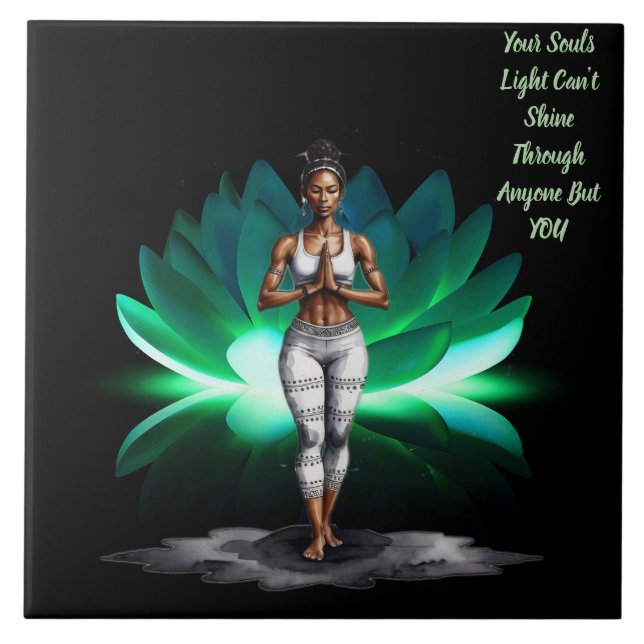 Her Wisdom Soul Light Ceramic Tile (Front)