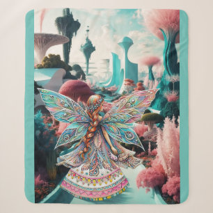 Her World Of Magical Wonder Sherpa Blanket