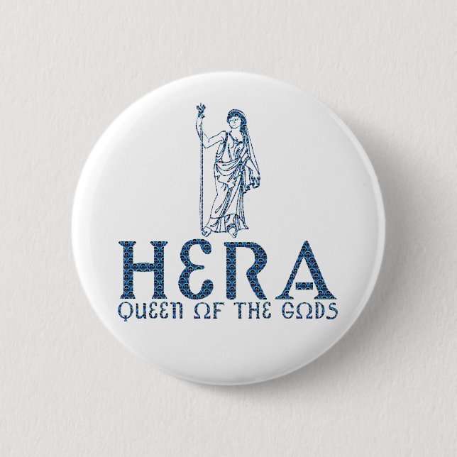 Hera 6 Cm Round Badge (Front)