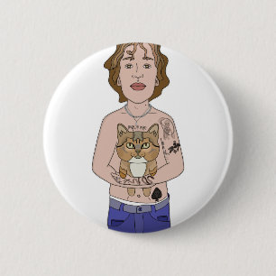 Hera and Vinnie 6 Cm Round Badge