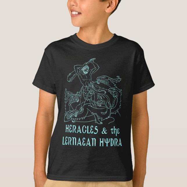 Heracles and the Lernaean Hydra T-Shirt (Front)