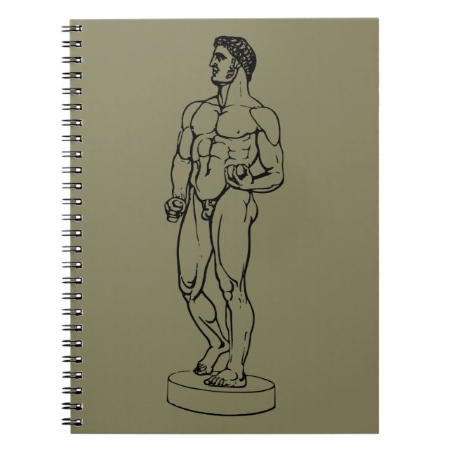heracles, hercules, mythology, greek, atalanta, fa notebook (Front)