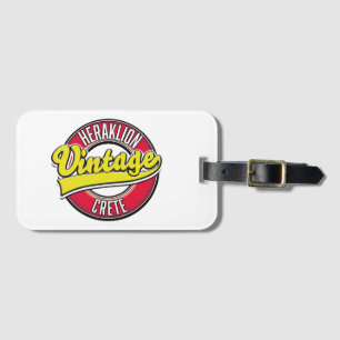 Heraklion Crete Travel logo Luggage Tag