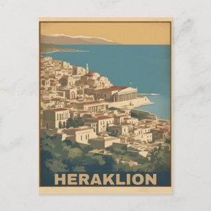 Heraklion, Iraklio. greece vocation Postcard