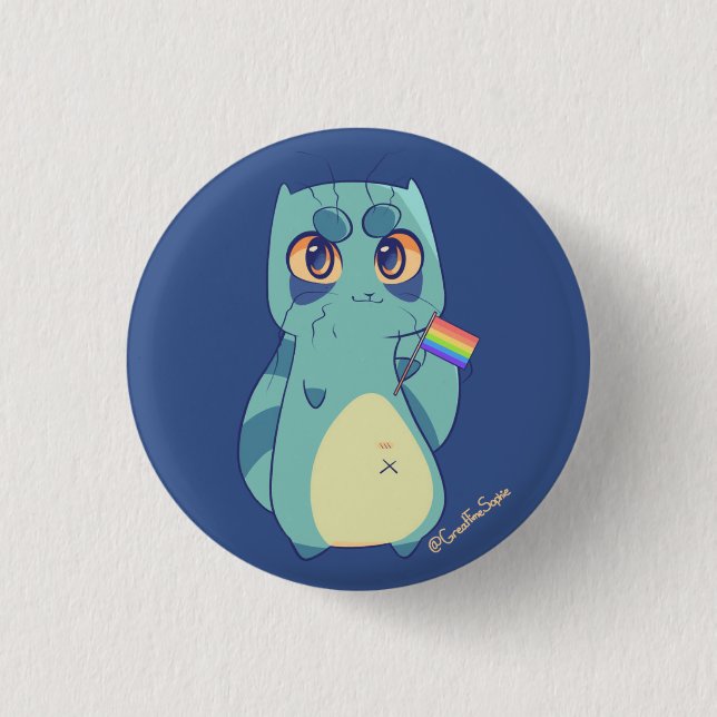HERALD Gay Pride Button (Front)