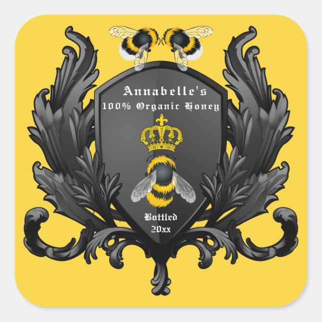 Herald Honey Label Personalise (Front)