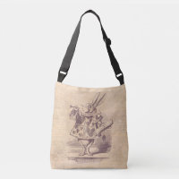 Herald White Rabbit Vintage Alice in Wonderland