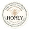 Heraldic Bee Raw Hand Bottled Honey Sticker
