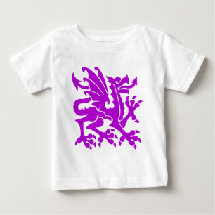 Heraldic Dragon 01 - Purple Baby T-Shirt