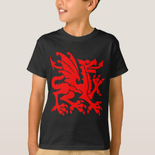 Heraldic Dragon 01 - Red T-Shirt