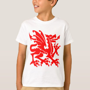 Heraldic Dragon 01 - Red T-Shirt