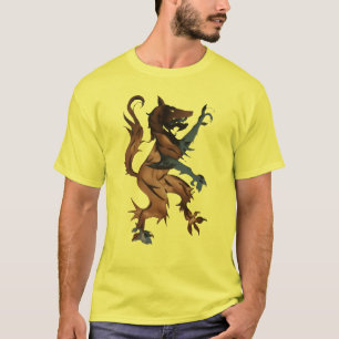Heraldic Wolf (hand drawn design)  T-Shirt
