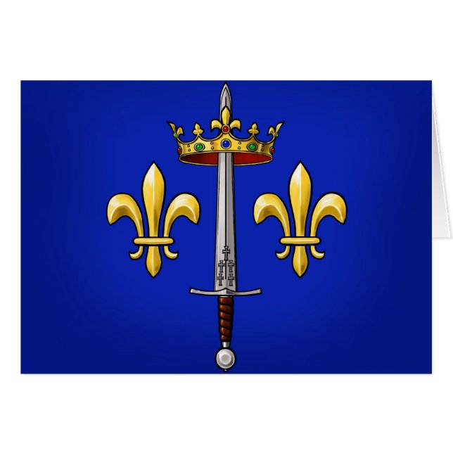 Heraldry of Joan of Arc Jeanne d'Arc (Front Horizontal)