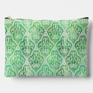 Heraldry With Crown And Flowers Accessory Pouch