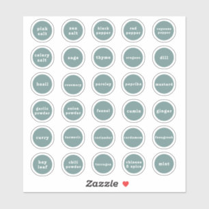 Herb and Spice Labels