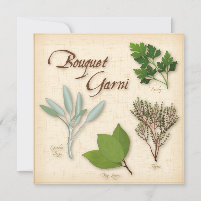 Herb Bouquet Card (Front)