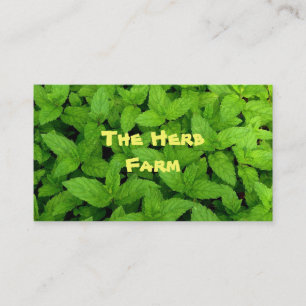 Herb Farm Business Card