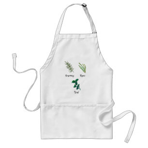 Herb Garden Painting Standard Apron