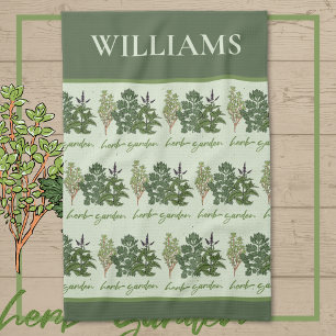 Herb Garden  Tea Towel