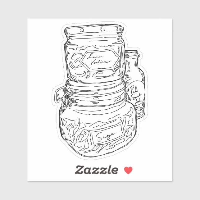 Herb Jars (Sheet)