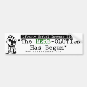 Herb-olution Bumper Sticker