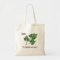 Herb Pun, Sorry It's Parsley My Fault Apron