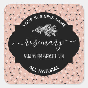 Herb & Spice Jar Product Label