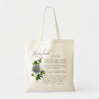 Herbal Apothecary: Passionflower | Flower Tote Bag
