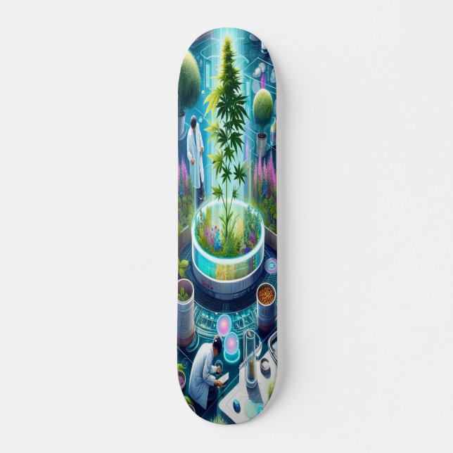 "Herbal Biotech Grove Deck" Skateboard (Front)