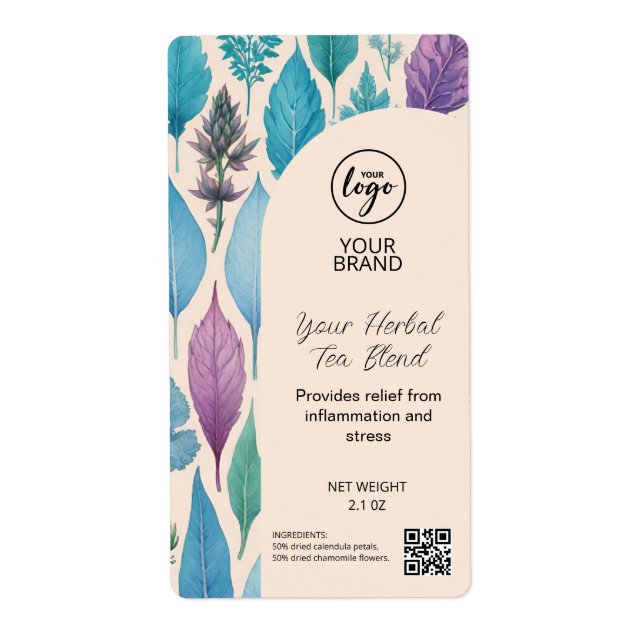 Herbal Blend Business Product Labels (Front)