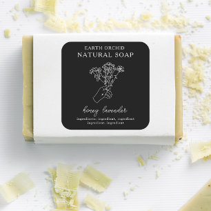 Herbal + Floral Apothecary Square Sticker