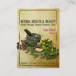 Herbal Health & Beauty - Business Card