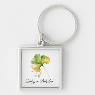 Herbal Life: Ginkgo Biloba customisable Key Ring