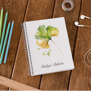 Herbal Life: Ginkgo Biloba customisable Notebook