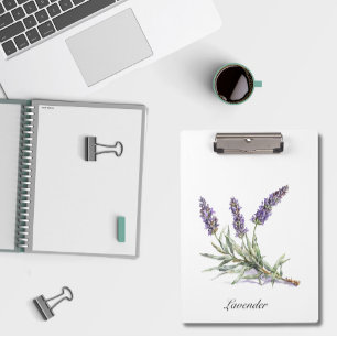 Herbal Life: Lavender, customisable  Clipboard