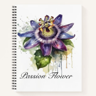 Herbal Life: passion flower in purple  Notebook