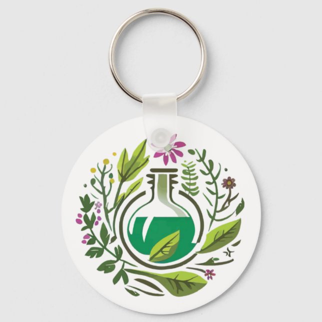 Herbal Medicine Keychain (Front)
