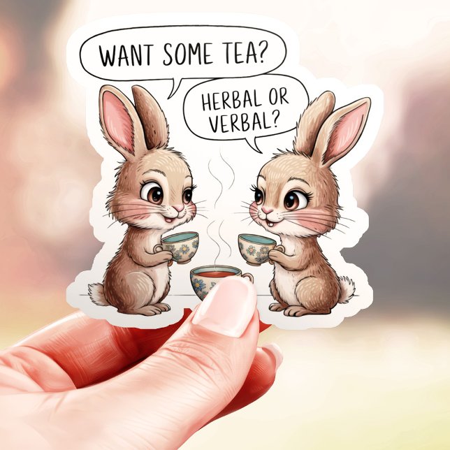 Herbal or Verbal Tea Bunnies  (Creator Uploaded)