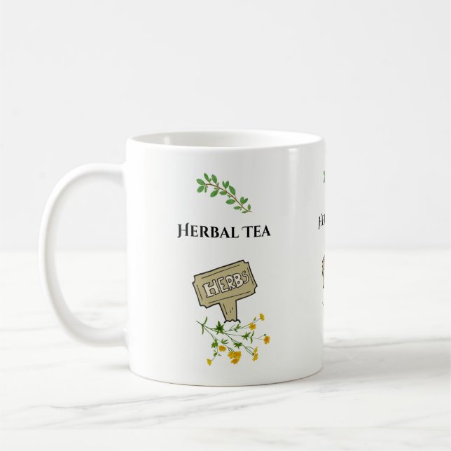 "Herbal Tea" coffee/tea mug (Left)