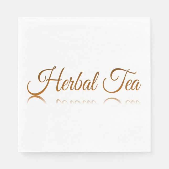 Herbal Tea Reflection Napkin (Front)