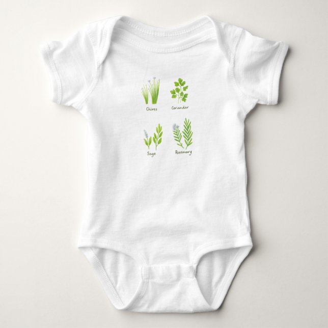 Herbalicious Baby Bodysuit (Front)