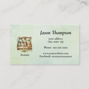 Herbalist Business Card